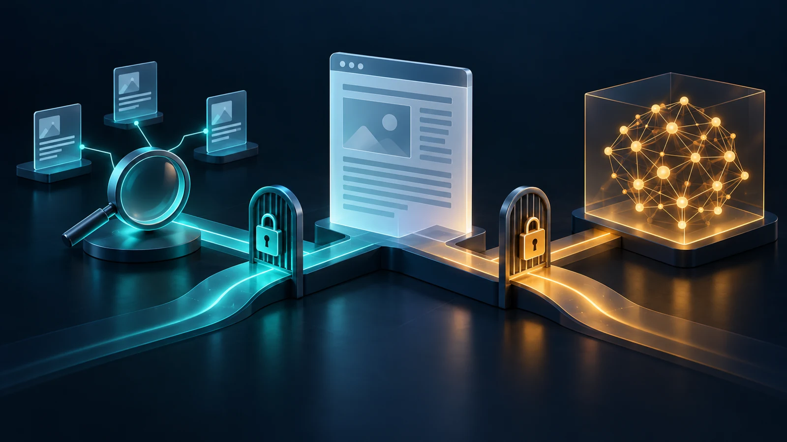 Two independent website permission paths for search discovery and AI model training